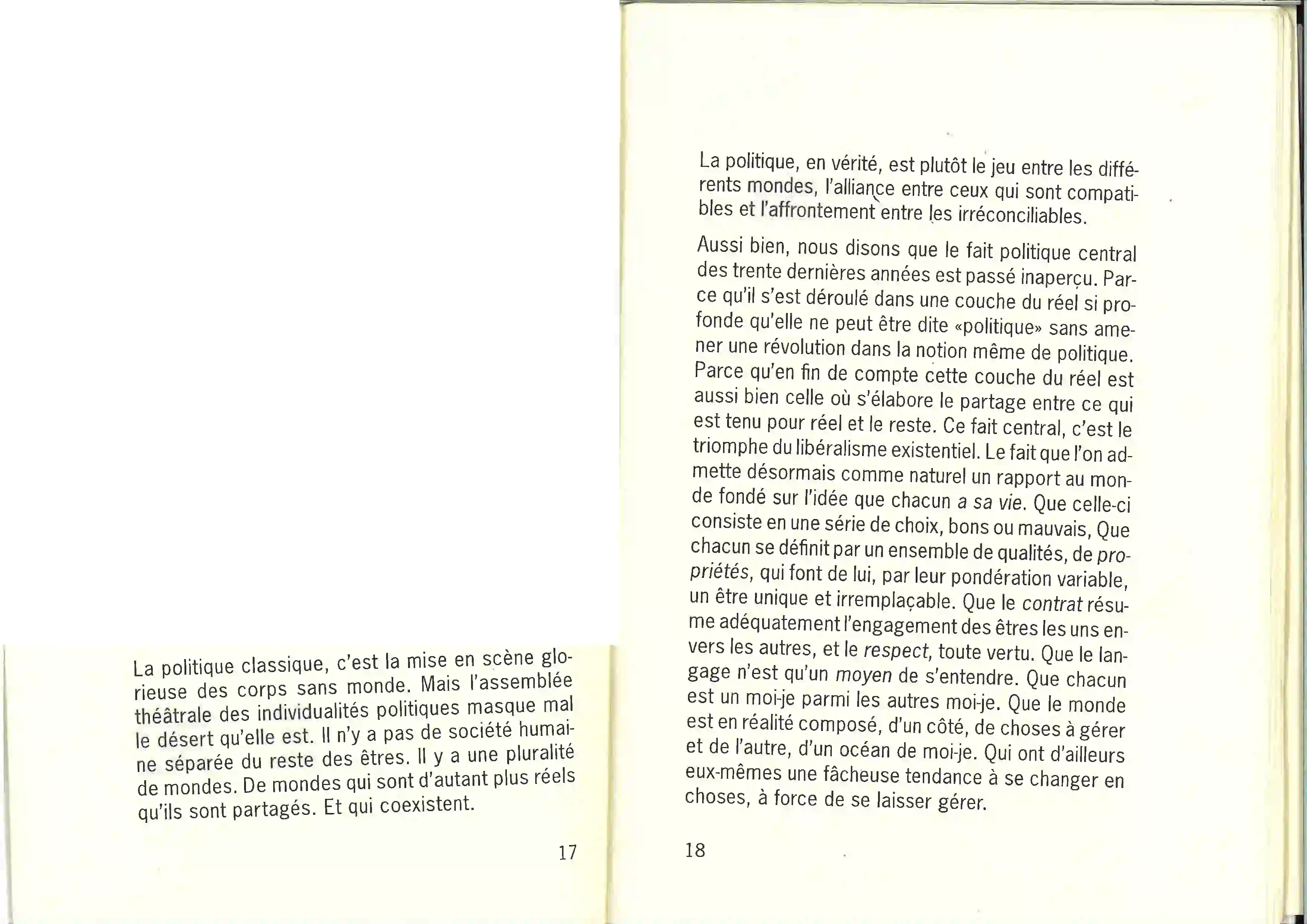 Page de livre