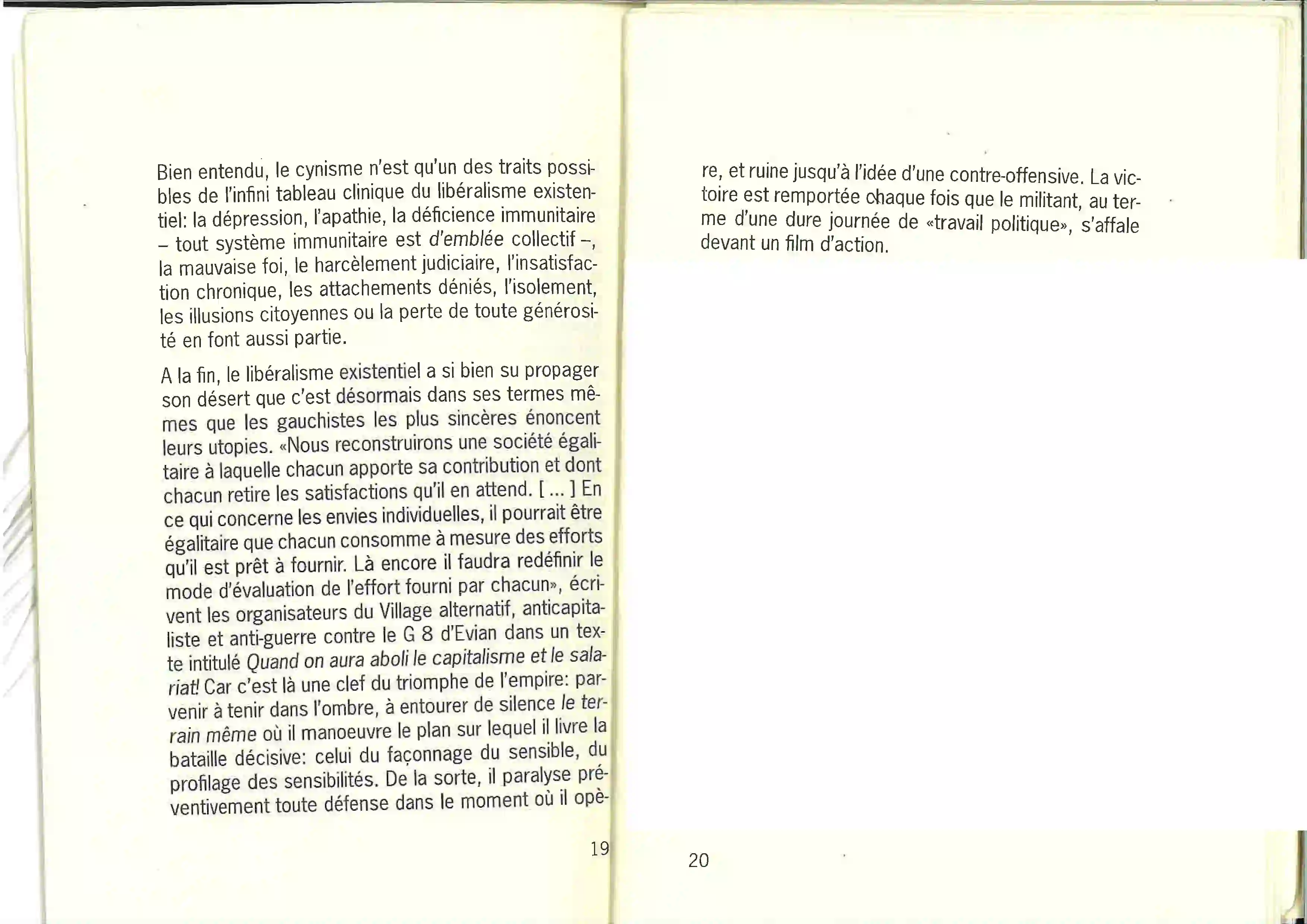 Page de livre