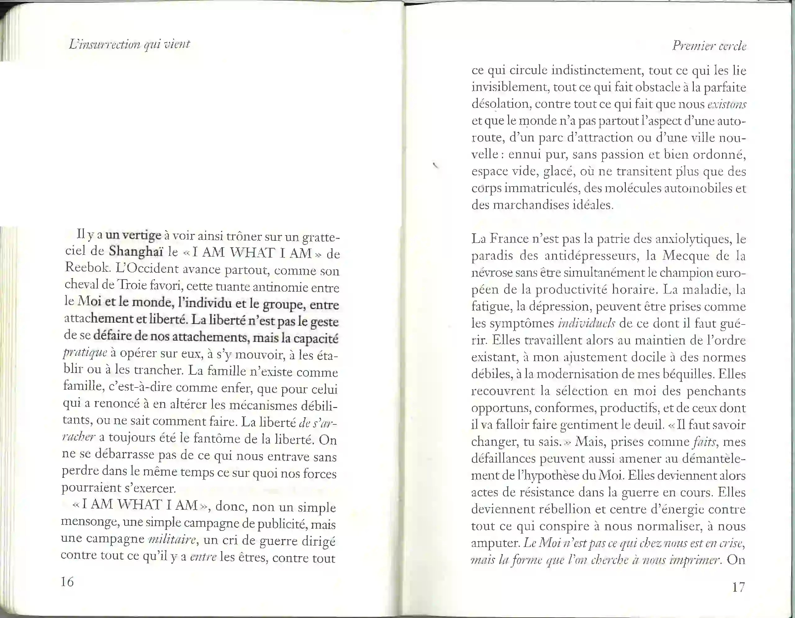 Page de livre