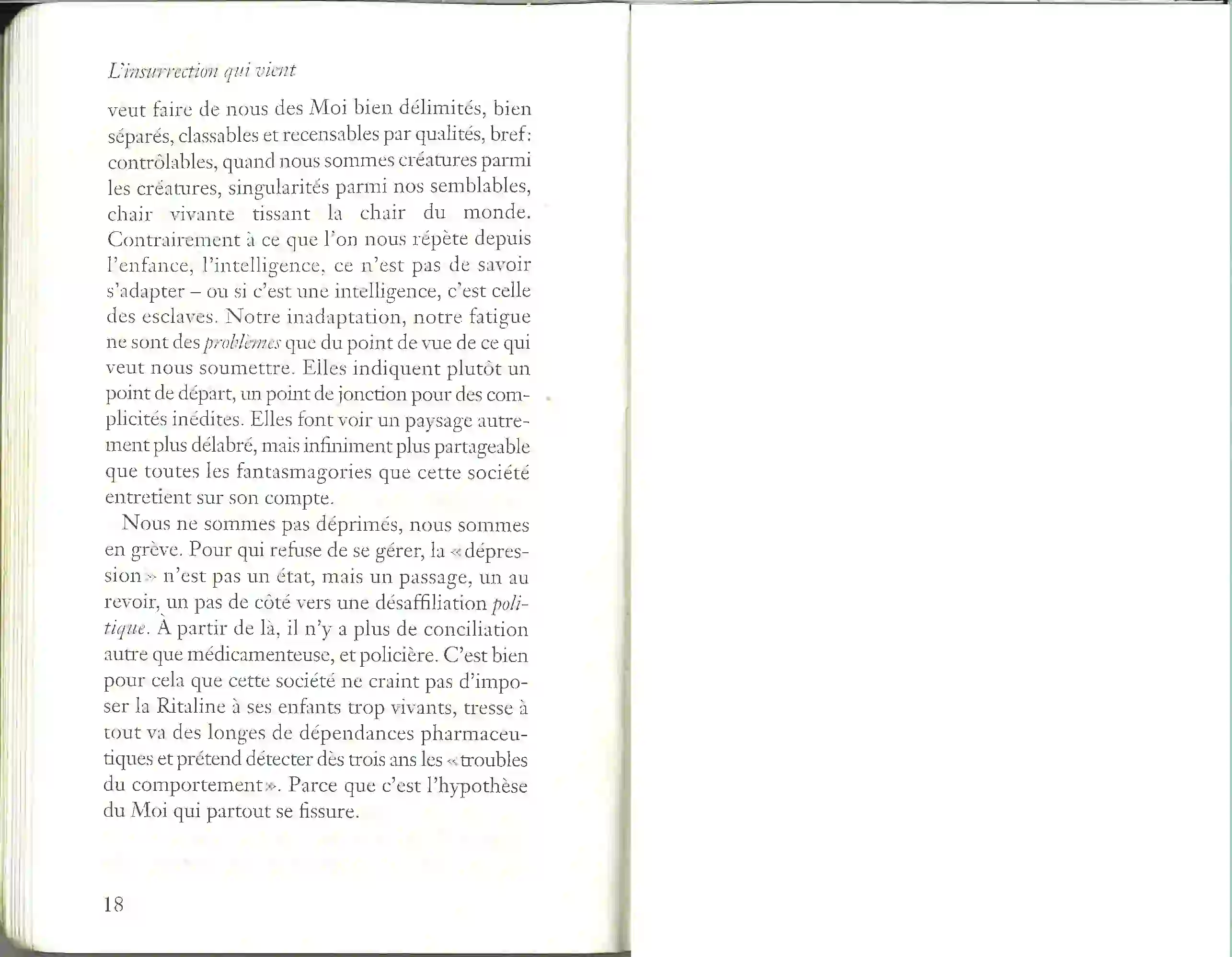 Page de livre